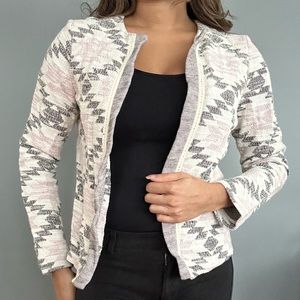 Geometric blazer